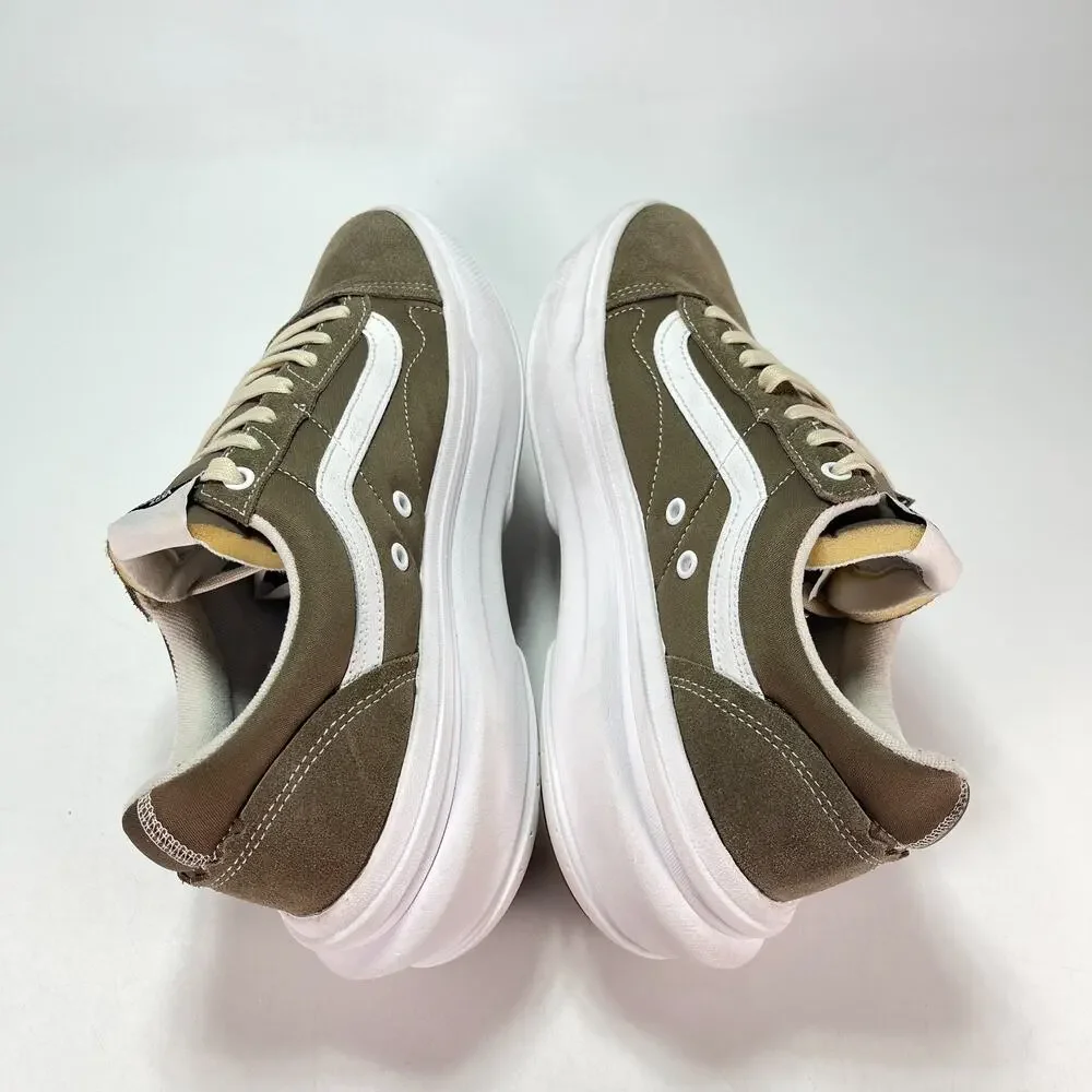 Vans Old Skool Overt CC Walnut Brown Platform Casual Sneakers 721356 Men's Sz 12